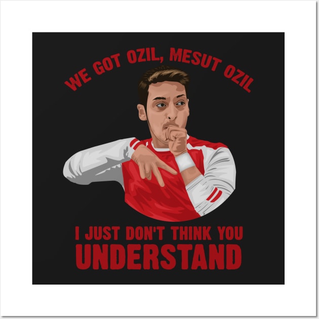 Ozil Wall Art by ArsenalFanTV